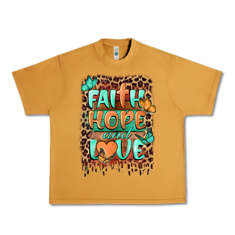Faith Hope And Love Urban Heavy Tee by BarkalooDesign | Teevron