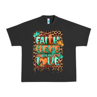 Pigment Black faith hope and love Urban Heavy Tee - BarkalooDesign