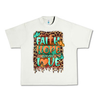 Pistachio faith hope and love Urban Heavy Tee - BarkalooDesign