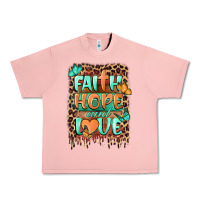 Salmon faith hope and love Urban Heavy Tee - BarkalooDesign