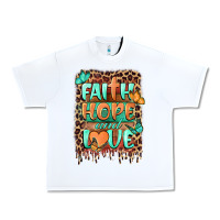 White faith hope and love Urban Heavy Tee - BarkalooDesign