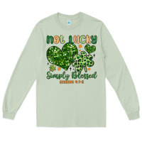 Matcha not lucky simply blessed Long Sleeve Tee - MaliasSmallBusiness