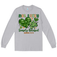 Moon Dust not lucky simply blessed Long Sleeve Tee - MaliasSmallBusiness