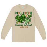 Mushroom not lucky simply blessed Long Sleeve Tee - MaliasSmallBusiness