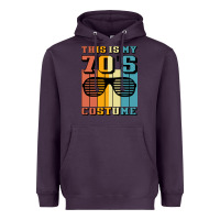 Plum This İs My 70'S Costume Heavyweight Hoodie - Bettercallsaul