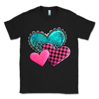Black valentine's day hearts Classic Tee - AdoDesignShop