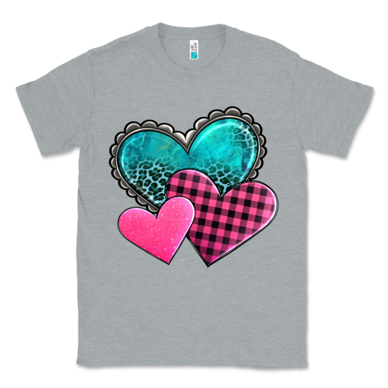 Valentine's Day Hearts Classic Tee by AdoDesignShop | Teevron
