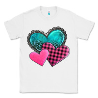 White valentine's day hearts Classic Tee - AdoDesignShop