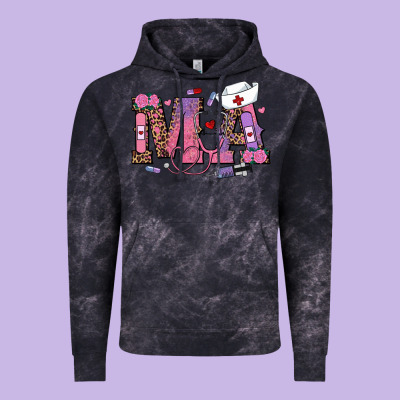 Valentines Day Ma Nurse Vintage Hoodie Designed By Ranaportraitstore