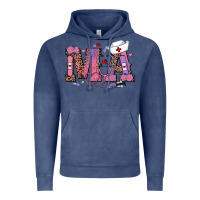 Vintage Denim valentines day ma nurse Vintage Hoodie - RanaPortraitStore