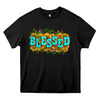 Black western blessed Heavy Core Tee - Zillion Design Studio
