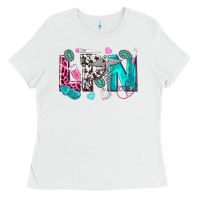 White lpn Ladies Tee - texasbilliewilder
