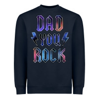 Navy Dad You Rock Heavyweight Sweatshirt - LillyAllenDesigns