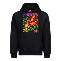 Black pinch peel eat repeat mardi gras olivia Urban Hoodie - OliviaCreatesArt