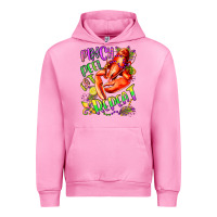 Fuchsia Pink pinch peel eat repeat mardi gras olivia Urban Hoodie - OliviaCreatesArt