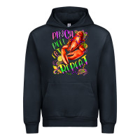 Navy pinch peel eat repeat mardi gras olivia Urban Hoodie - OliviaCreatesArt
