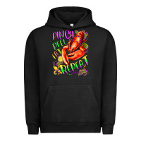 Pigment Black pinch peel eat repeat mardi gras olivia Urban Hoodie - OliviaCreatesArt