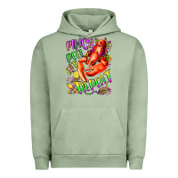 Pigment Oil Green pinch peel eat repeat mardi gras olivia Urban Hoodie - OliviaCreatesArt