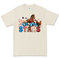 Bone Horse pig chicken with oh my stars Premium Tee - Neo Western