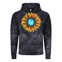 Cloud Black sunflower gemstone Vintage Hoodie - JahusDesignShop