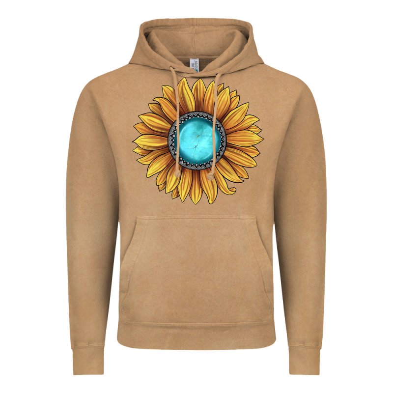 Sunflower Gemstone Vintage Hoodie by JahusDesignShop | Teevron