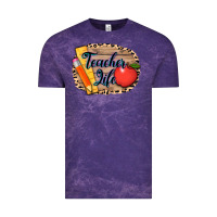 Cloud Purple teacher life background 3200x2400 Vintage Tee - AdoDesignShop