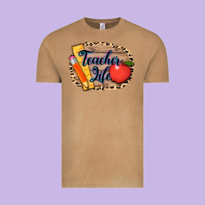 Teacher Life Background 3200x2400 Vintage Tee Designed By Adodesignshop