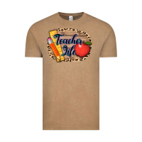 Vintage Coffee teacher life background 3200x2400 Vintage Tee - AdoDesignShop