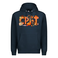 Navy Fall CPHT Pharmacy Technician Premium Hoodie - texasbilliewilder