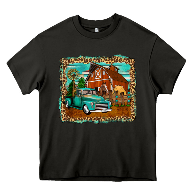 Rustic Country Barn Heavy Core Tee by Zillion Design Studio | Teevron