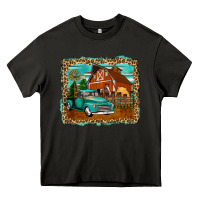 Asphalt rustic country barn Heavy Core Tee - Zillion Design Studio