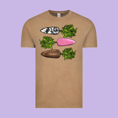 Easter Carrots Vintage Tee Designed By Adodesignshop