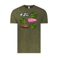 Vintage Olive easter carrots Vintage Tee - AdoDesignShop