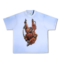 Grape Ice Orangutan And Baby Urban Heavy Tee - LillyAllenDesigns