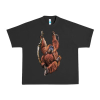 Pigment Black Orangutan And Baby Urban Heavy Tee - LillyAllenDesigns
