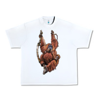 White Orangutan And Baby Urban Heavy Tee - LillyAllenDesigns