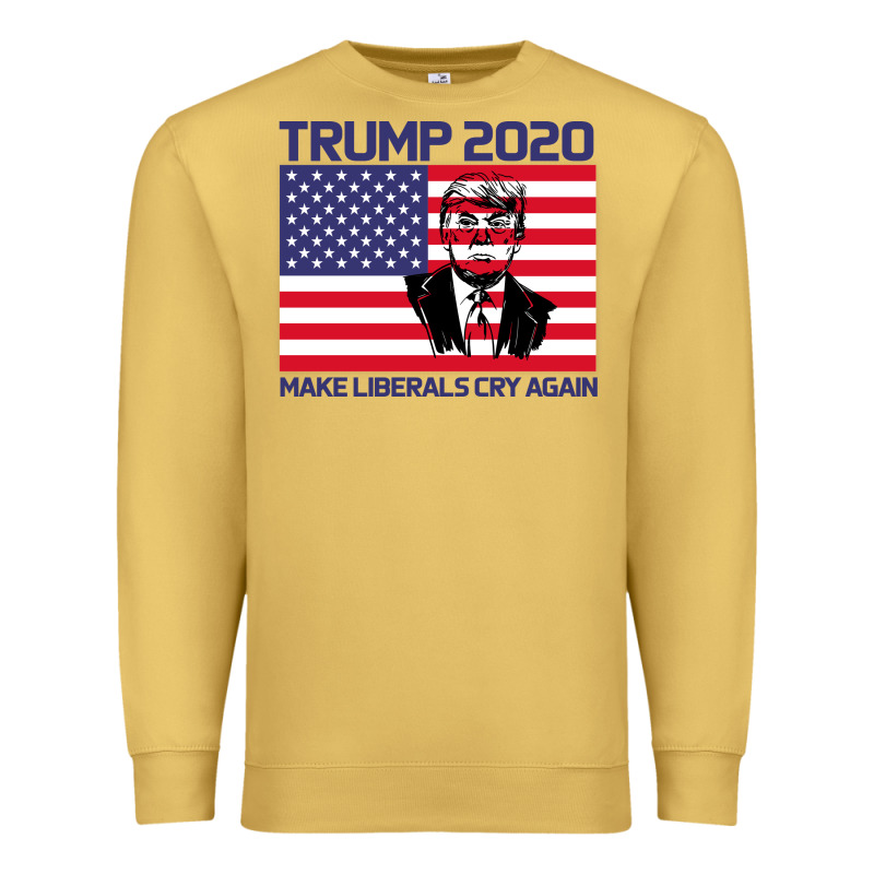 Trump 2020 Make Liberals Cry Again Premium Sweatshirt by Bettercallsaul | Teevron