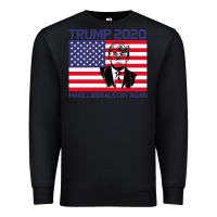Black Trump 2020 Make Liberals cry Again Premium Sweatshirt - Bettercallsaul