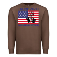 Chestnut Trump 2020 Make Liberals cry Again Premium Sweatshirt - Bettercallsaul