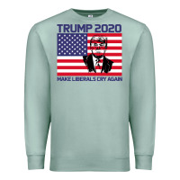 Seafoam Trump 2020 Make Liberals cry Again Premium Sweatshirt - Bettercallsaul