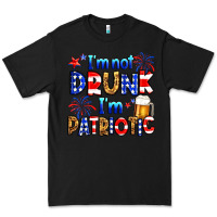 Black I'm not drunk I'm patriotic Premium Tee - Neo Western
