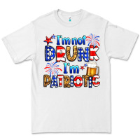 White I'm not drunk I'm patriotic Premium Tee - Neo Western