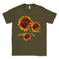 Army Green ring o fine sunflower Classic Tee - LillyAllenDesigns