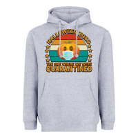 Heather Grey Halloween Zozo The One Where We Were Quarantined Heavyweight Hoodie - Bettercallsaul
