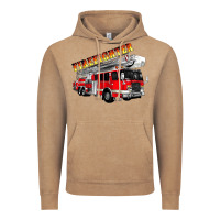 Vintage Coffee firefighter fire truck Vintage Hoodie - Artiststas