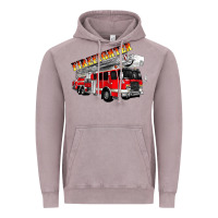 Vintage Zinc firefighter fire truck Vintage Hoodie - Artiststas