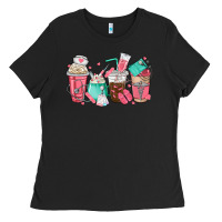 Black nurse coffee cups Ladies Tee - texasbilliewilder