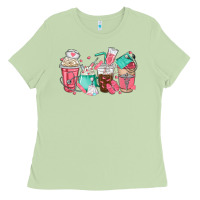 Matcha nurse coffee cups Ladies Tee - texasbilliewilder