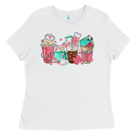 White nurse coffee cups Ladies Tee - texasbilliewilder