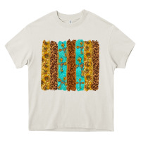 Cream Western Brushstrokes Heavy Core Tee - texasbilliewilder